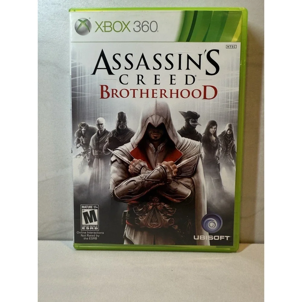 Assassins Creed Brotherhood Xbox 360 Ubisoft Action Adventure Game NTSC M Rating